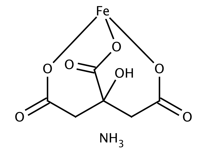 Ammonium iron (III) citrate (Green)
