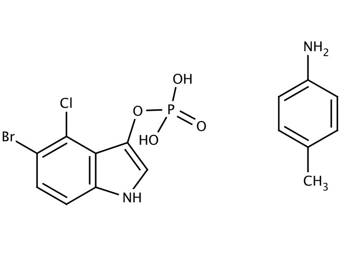 BCIP-Toluidine)5-Bromo-4-chloro-3-indolylphosphate-p-toluidine salt